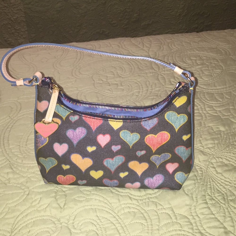 Authentic Dooney & Bourke Crayon Heart Purse